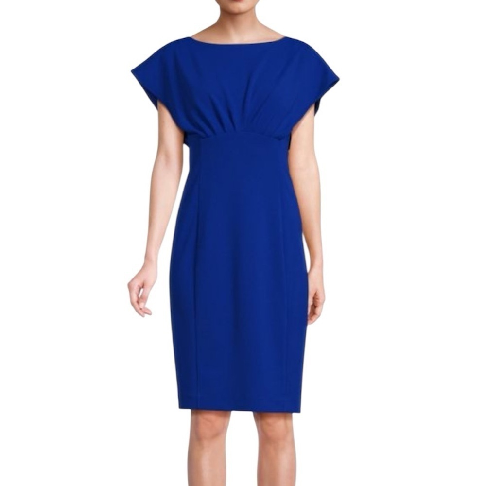 Calvin Klein Boatneck Sheath Dress